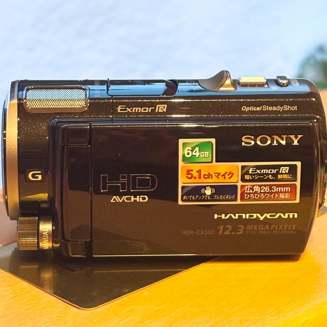 【新品・未使用】ソニー　ビデオカメラ　SONY HDR-CX560V(B)