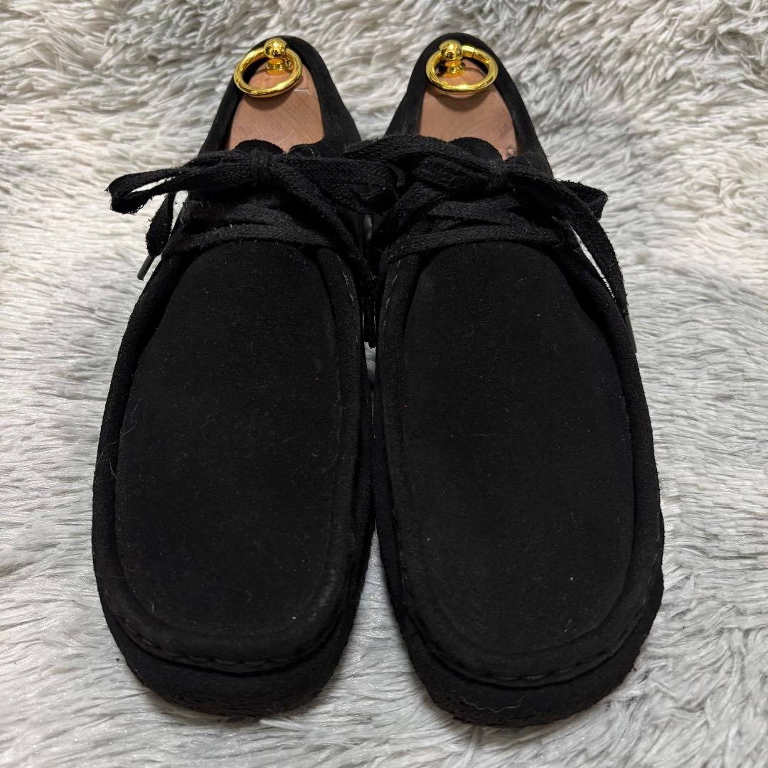 美品✨Clarks ワラビー/Wallabee 26.5cm 黒 スエード