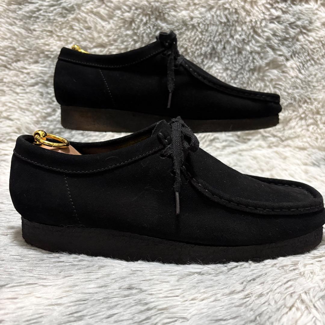 美品✨Clarks ワラビー/Wallabee 26.5cm 黒 スエード