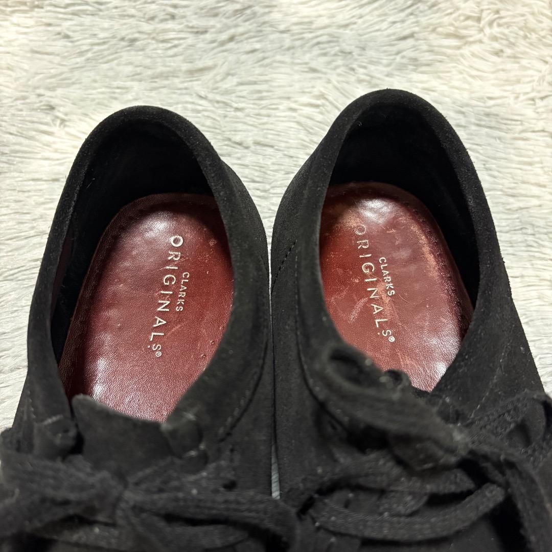美品✨Clarks ワラビー/Wallabee 26.5cm 黒 スエード
