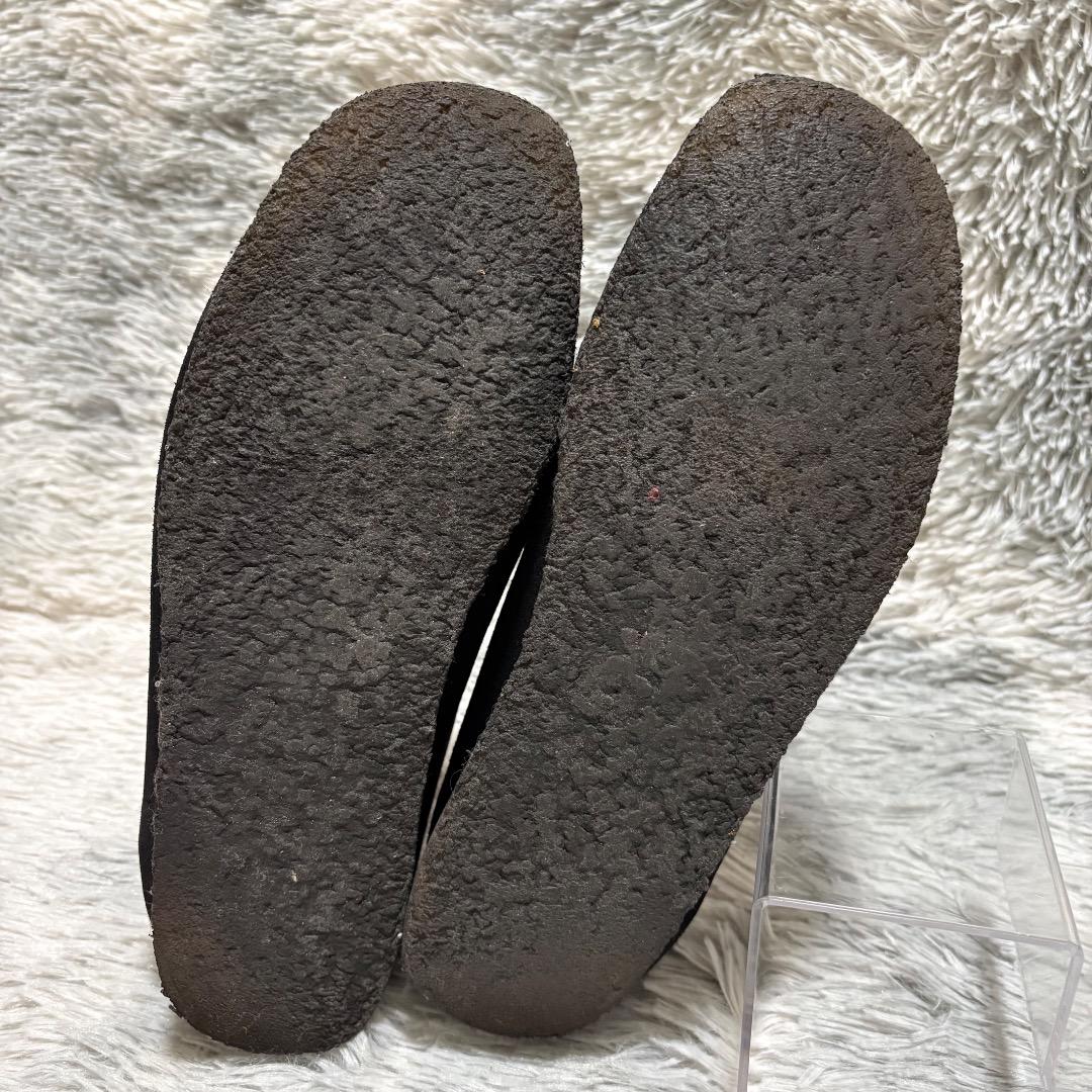 美品✨Clarks ワラビー/Wallabee 26.5cm 黒 スエード