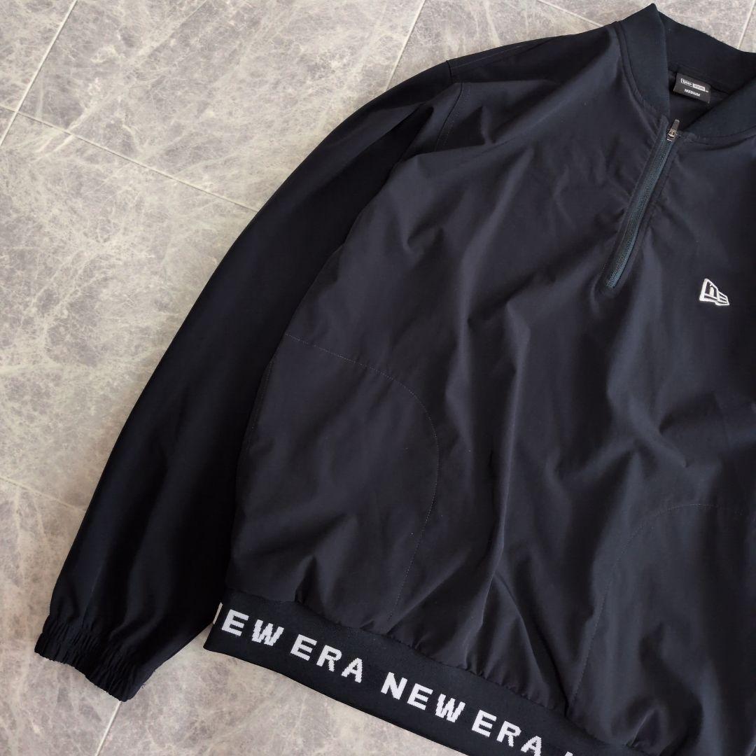 【完売商品 】【未使用級】 ニューエラ ゴルフ ハーフジップ ブルゾン M 　紺