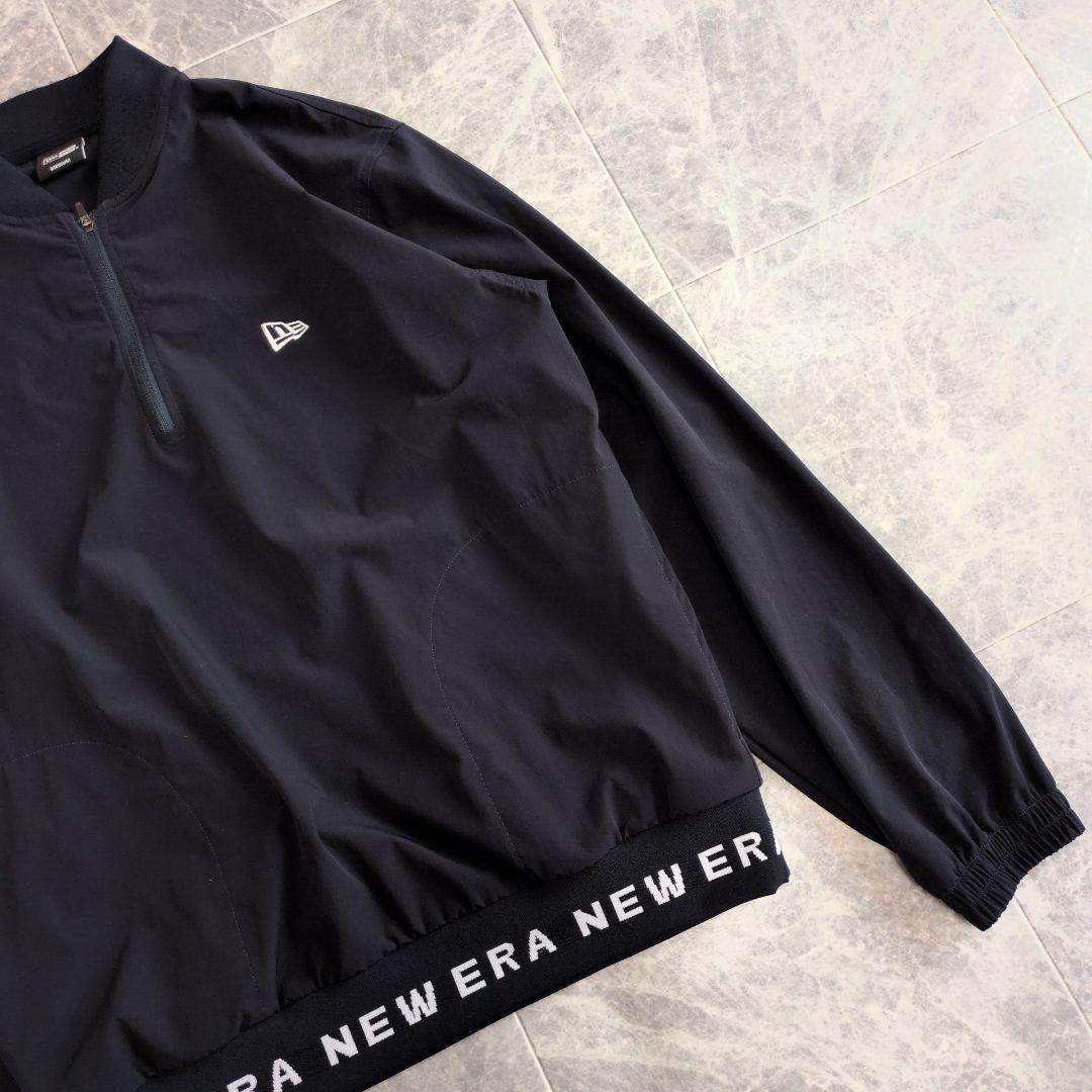 【完売商品 】【未使用級】 ニューエラ ゴルフ ハーフジップ ブルゾン M 　紺