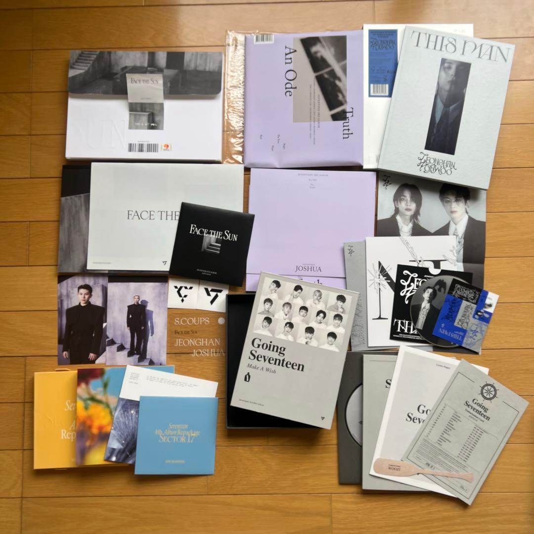 封入あり seventeen セブチ アルバム グッズ まとめ売り