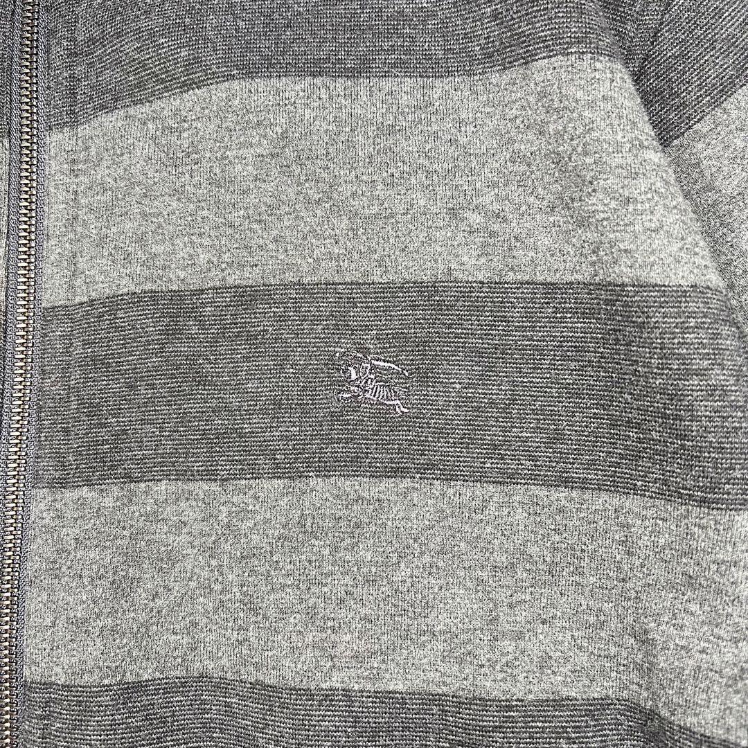 美品 Burberry London ブルゾン ボーダー ノバチェック ジップ