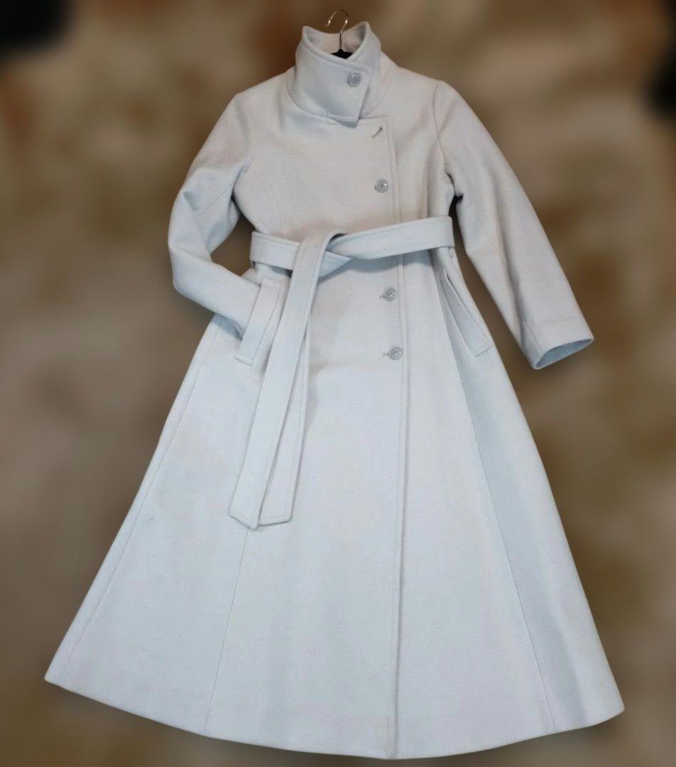 最終価格　極美品　MISCHMASCHミッシュマッシュ　ホワイト系 ロングコート