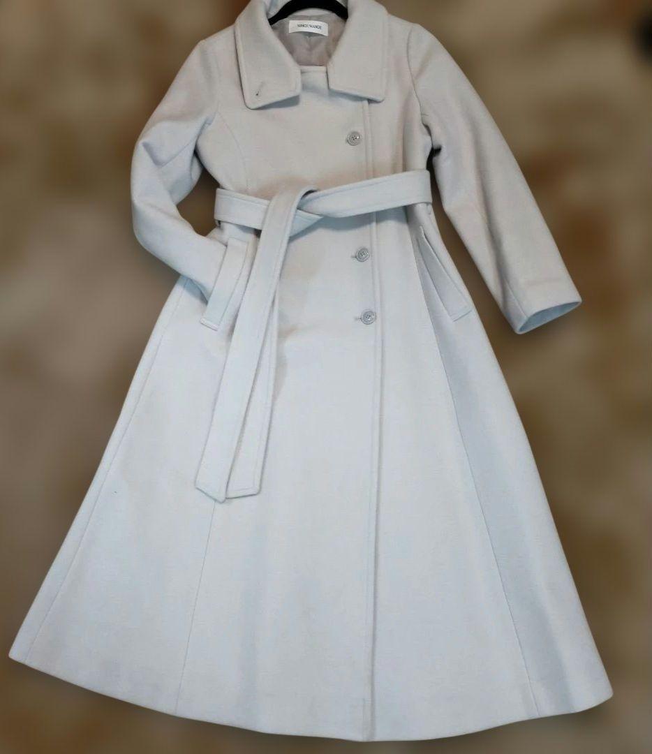 最終価格　極美品　MISCHMASCHミッシュマッシュ　ホワイト系 ロングコート