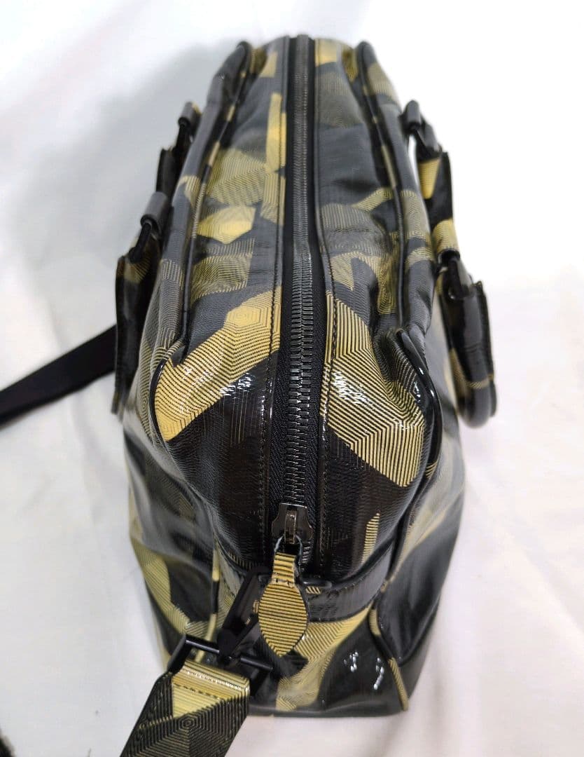 極美品✨ エンポリオアルマーニ 2way カモフラージュ ボストンバッグ