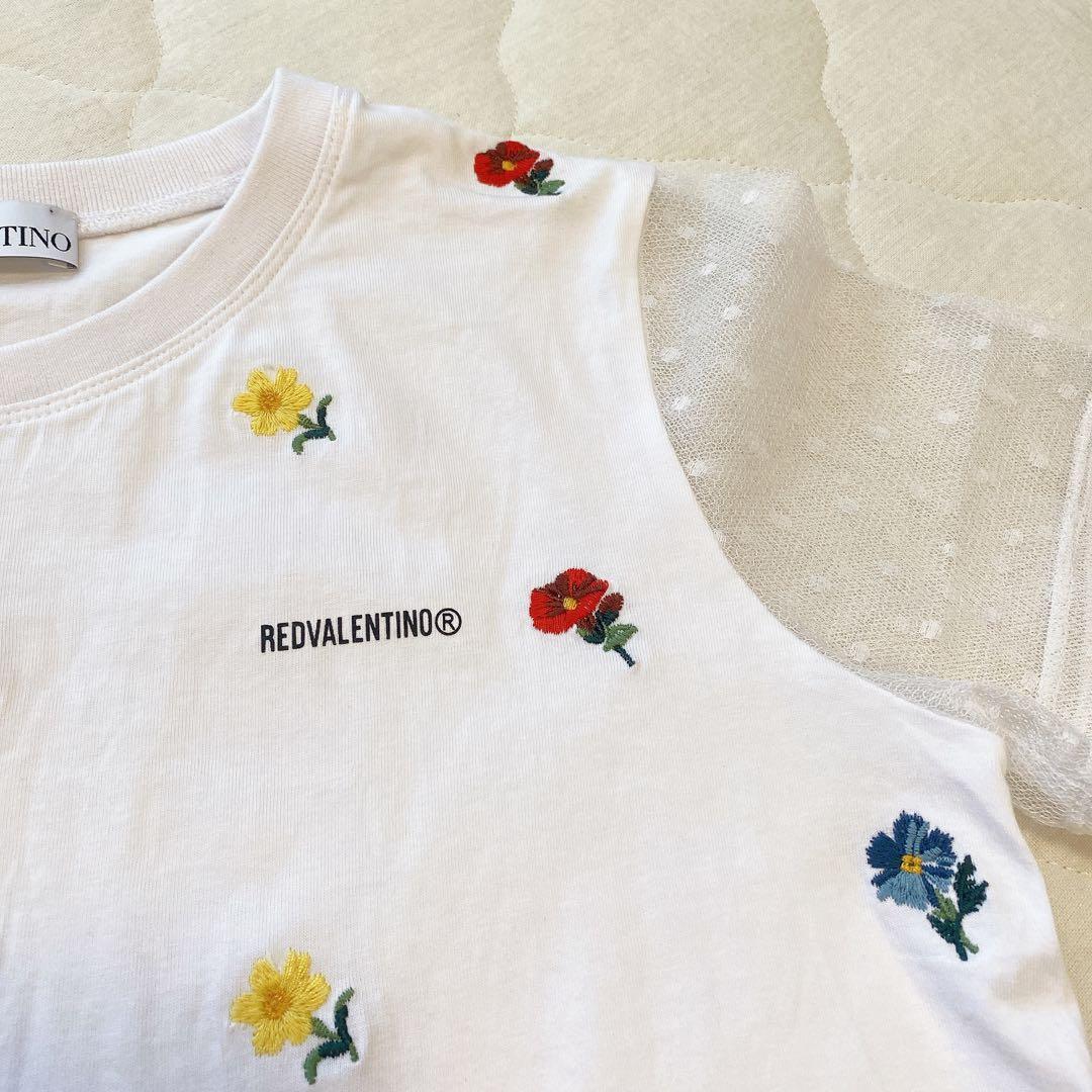 RED VALENTINO フラワーTシャツ