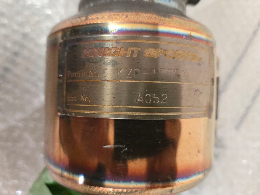 NDロードスター ナイトスポーツ　マフラー