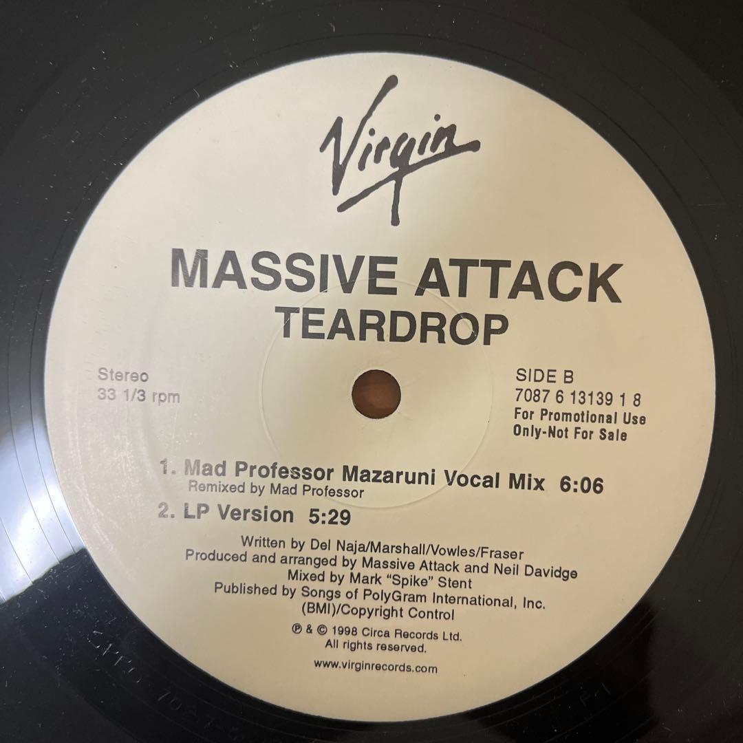 MASSIVE ATTACK TEARDROP USシングル trip hop