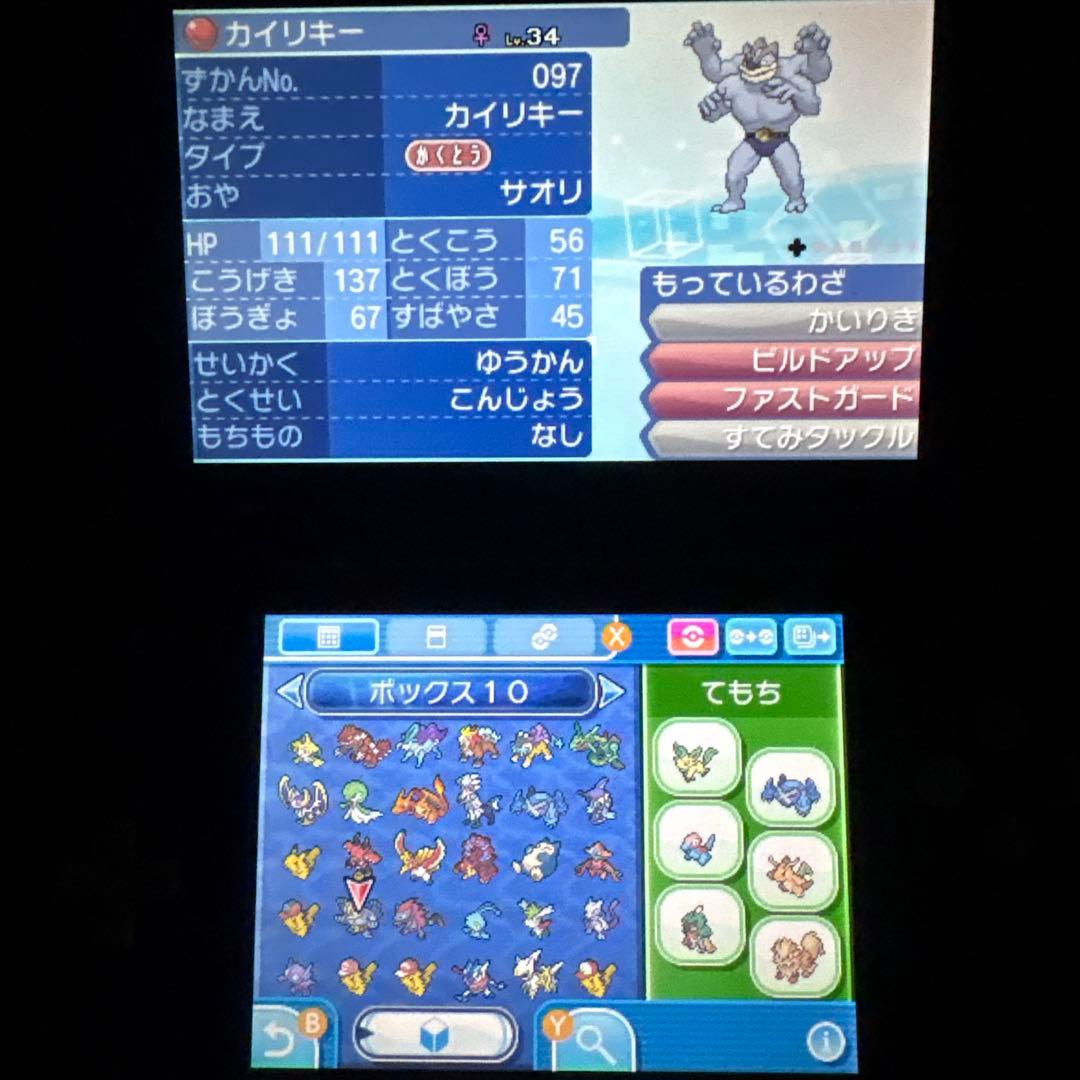 シ*佐様 配布ポケモン多数所持　ポケットモンスター ムーン