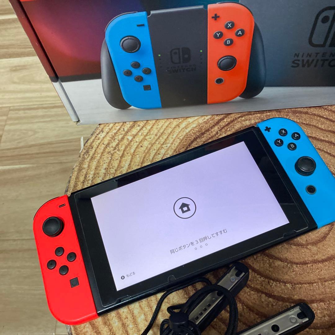 Nintendo Switch ニンテンドースイッチ本体　ネオン ⑦