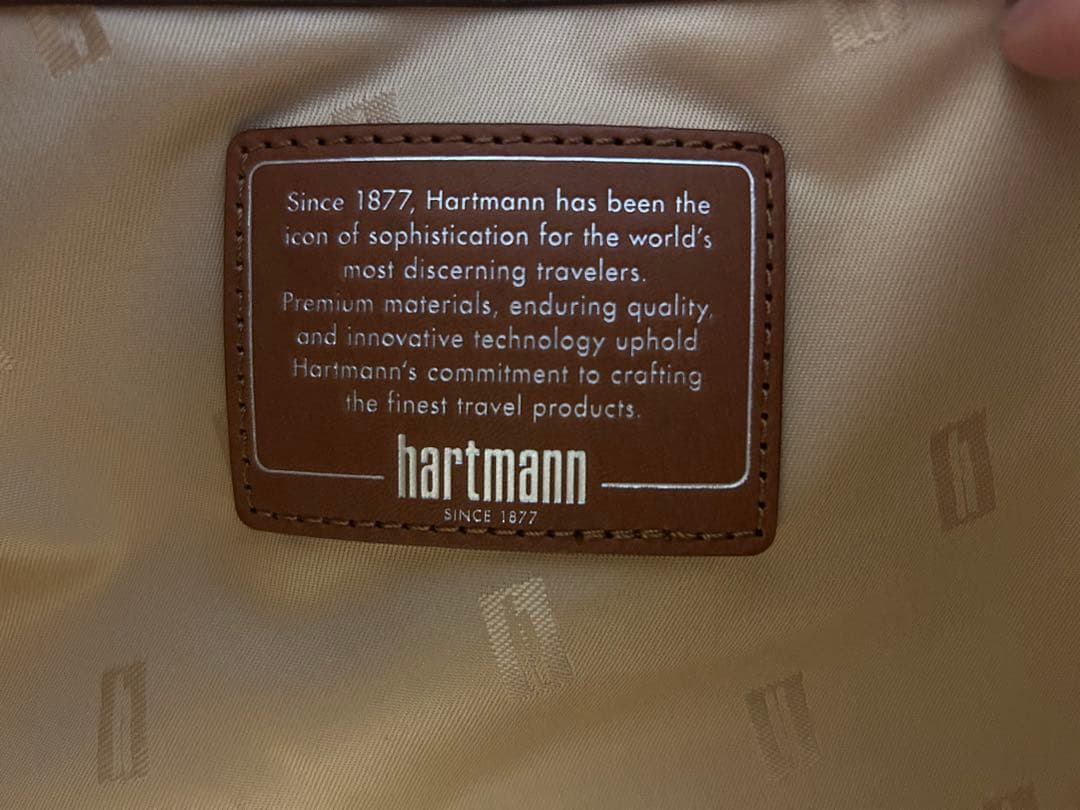 【極美品】hartmann tweed boston bag