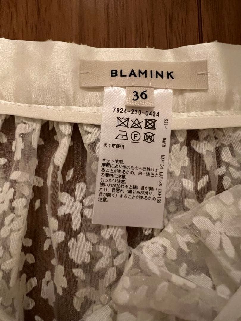 BLAMINK ブラミンク　フラワープリントスカート
