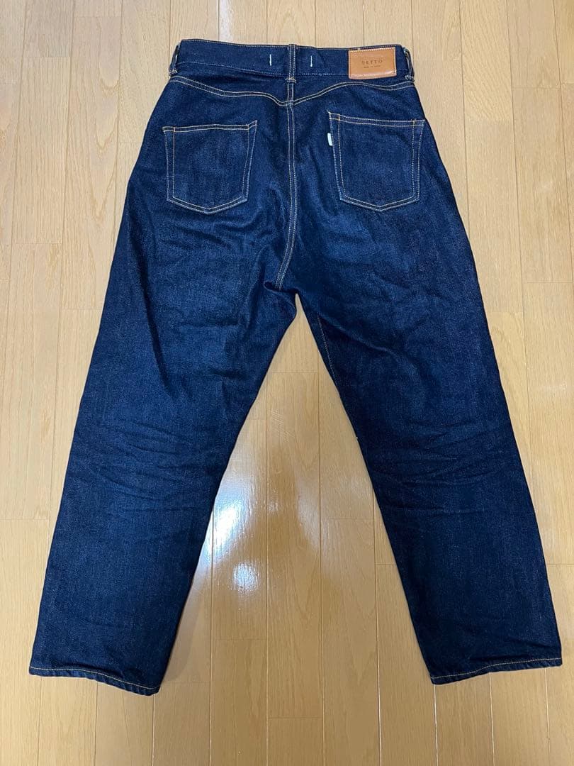 SETTO デニム L CTX-012L 日本製 濃紺 セット 岡山デニム