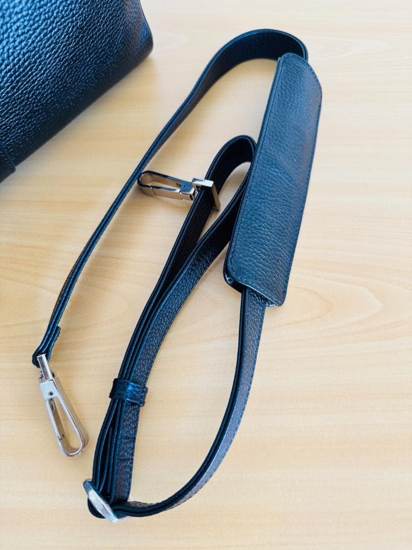 【極美品】 ハッシュタグ ボストンバッグ ショルダーバッグ ブラック 姫路レザー