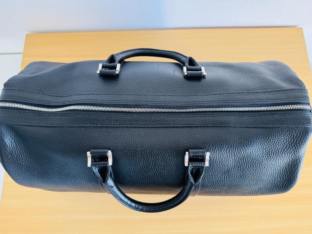 【極美品】 ハッシュタグ ボストンバッグ ショルダーバッグ ブラック 姫路レザー
