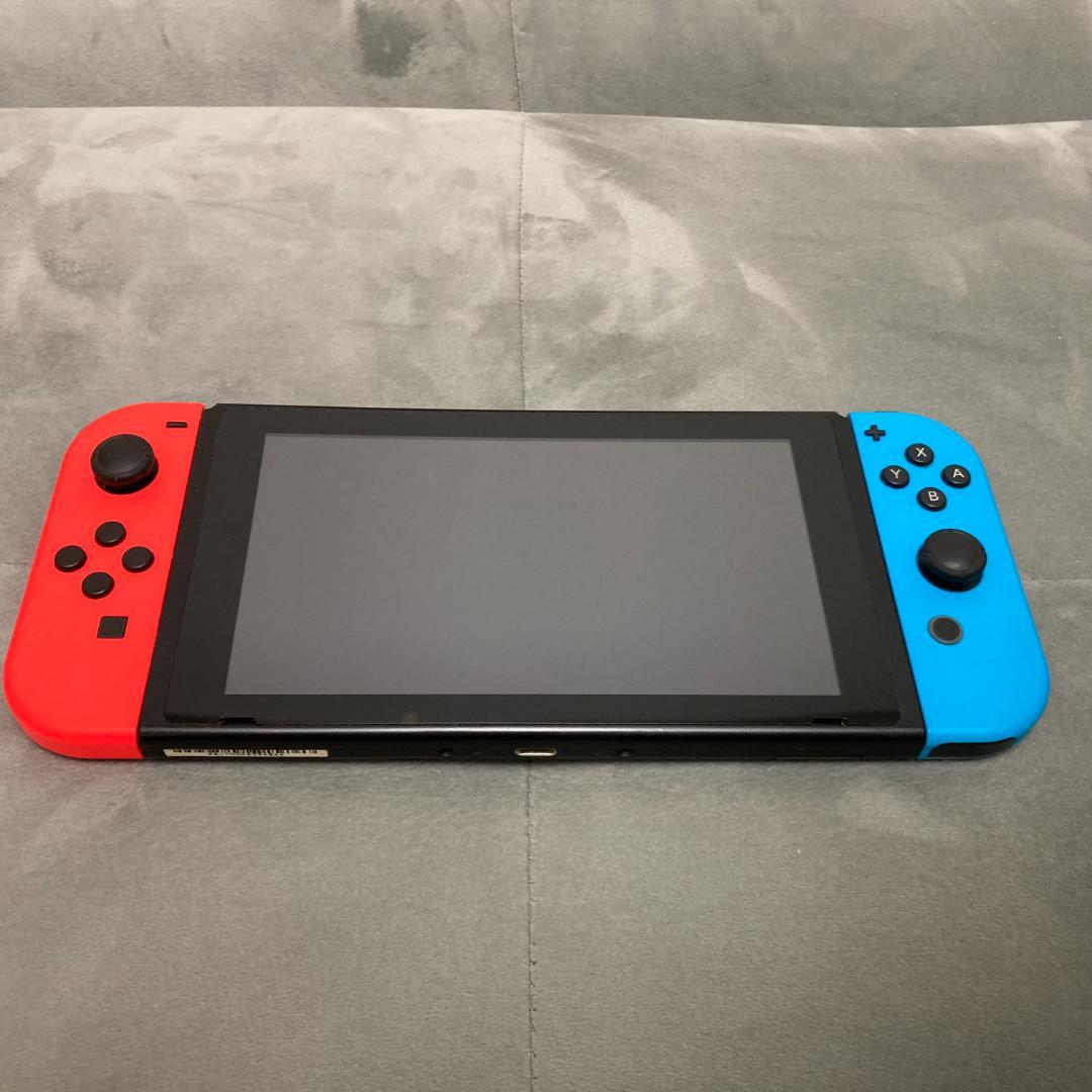 Nintendo Switch ネオンレッド・ネオンブルー【ケース付き】