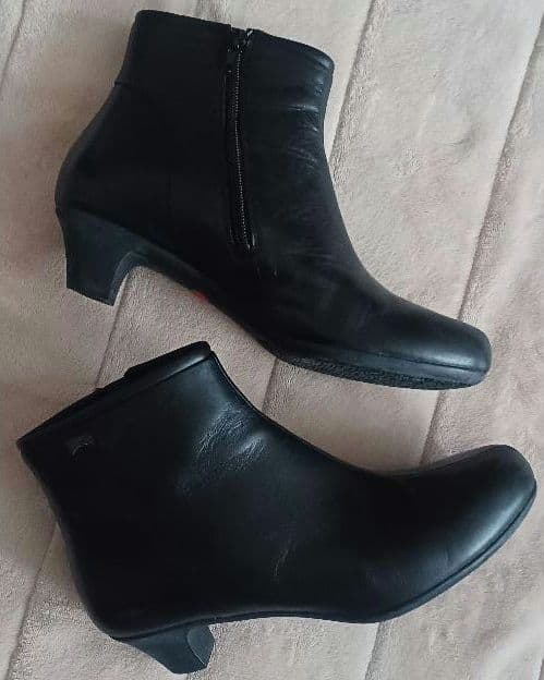 CAMPER HELENA BAJO ショート ブーツ ブラック 39 25cm