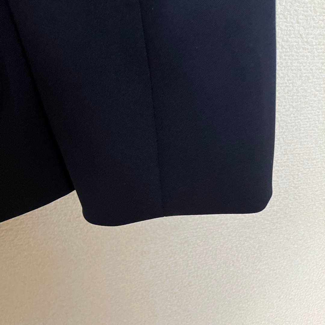 ブレザー155A 濃紺 男女兼用 上着 イートン タフウォッシュ ダブル 丸洗い