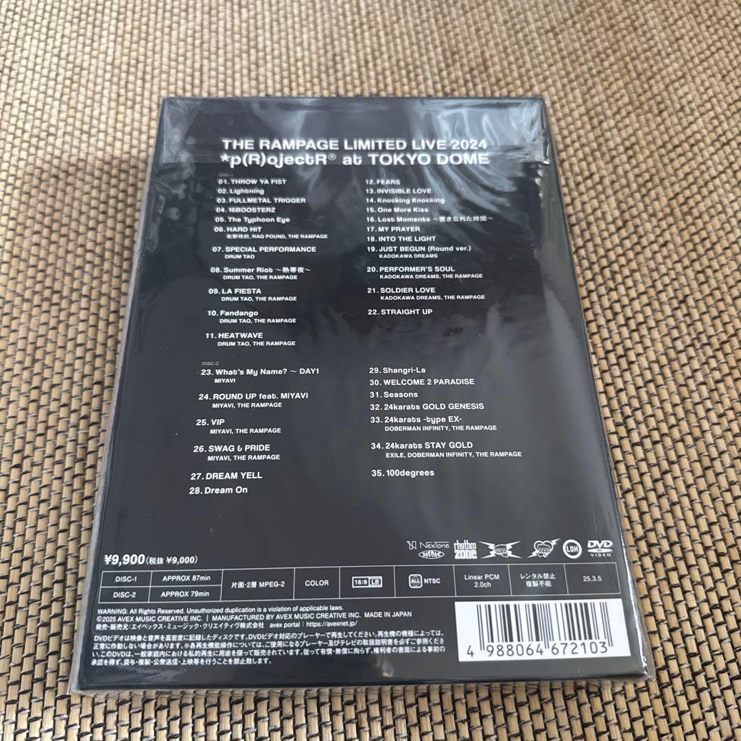 ミュージック THE RAMPAGE LIVEDVD