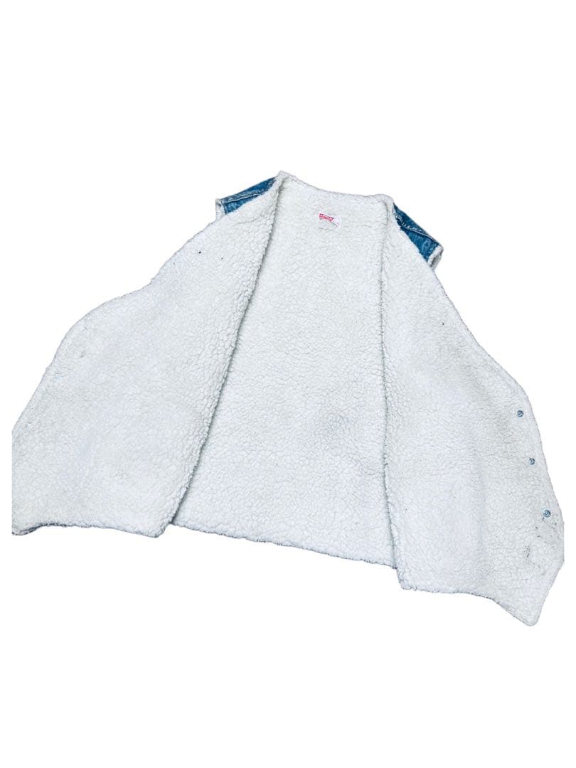 70s USA製 オレンジタブ Levi's 60605 デニム ボアベスト