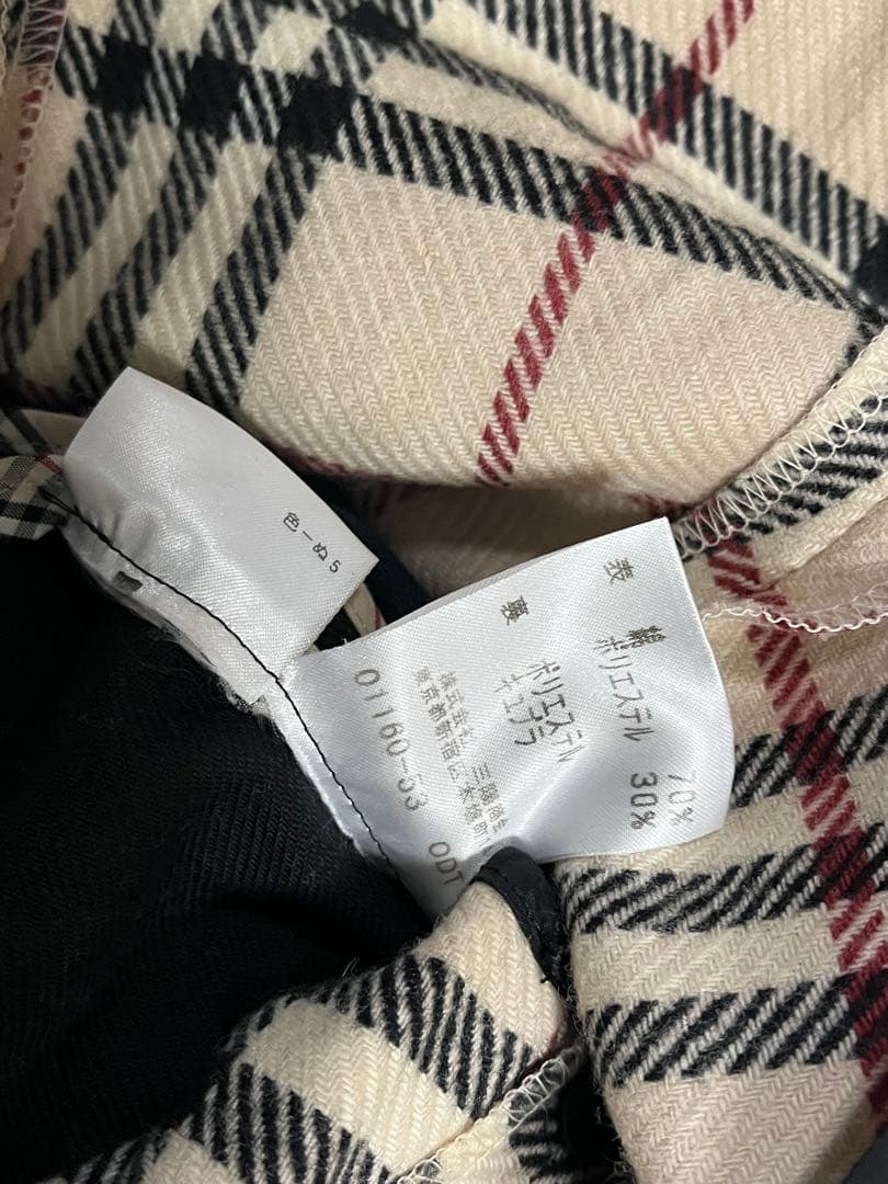 BURBERRY BLUE LABEL トレンチコート ブラック サイズ38