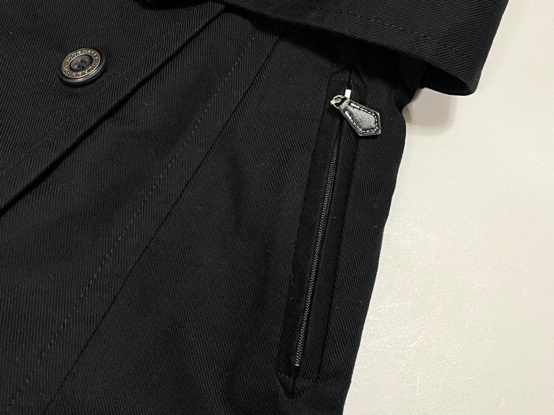 BURBERRY BLUE LABEL トレンチコート ブラック サイズ38