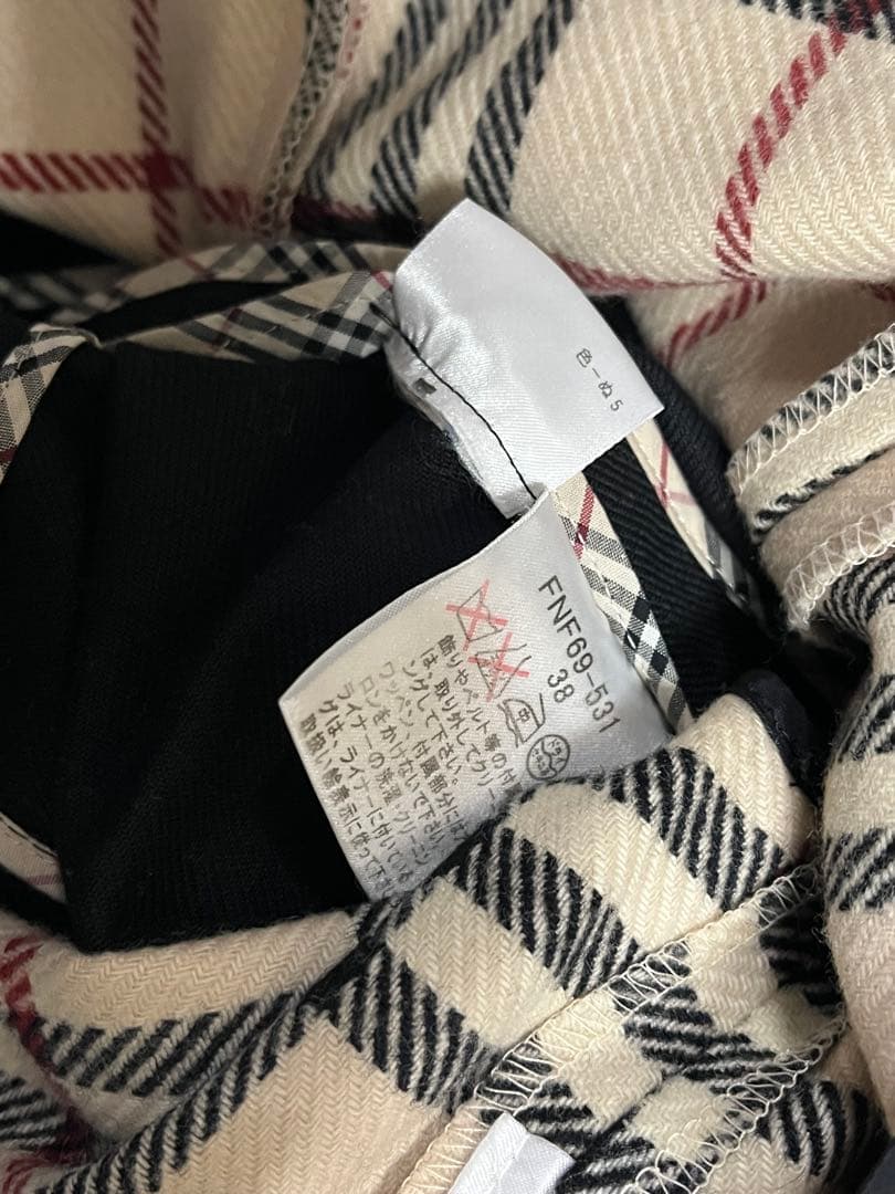BURBERRY BLUE LABEL トレンチコート ブラック サイズ38