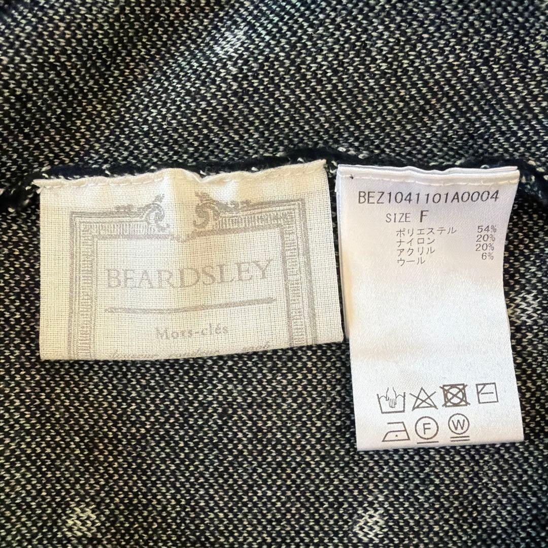 【24SS美品】BEARDSLEY チュチュニットスカート　ドット　ブラック