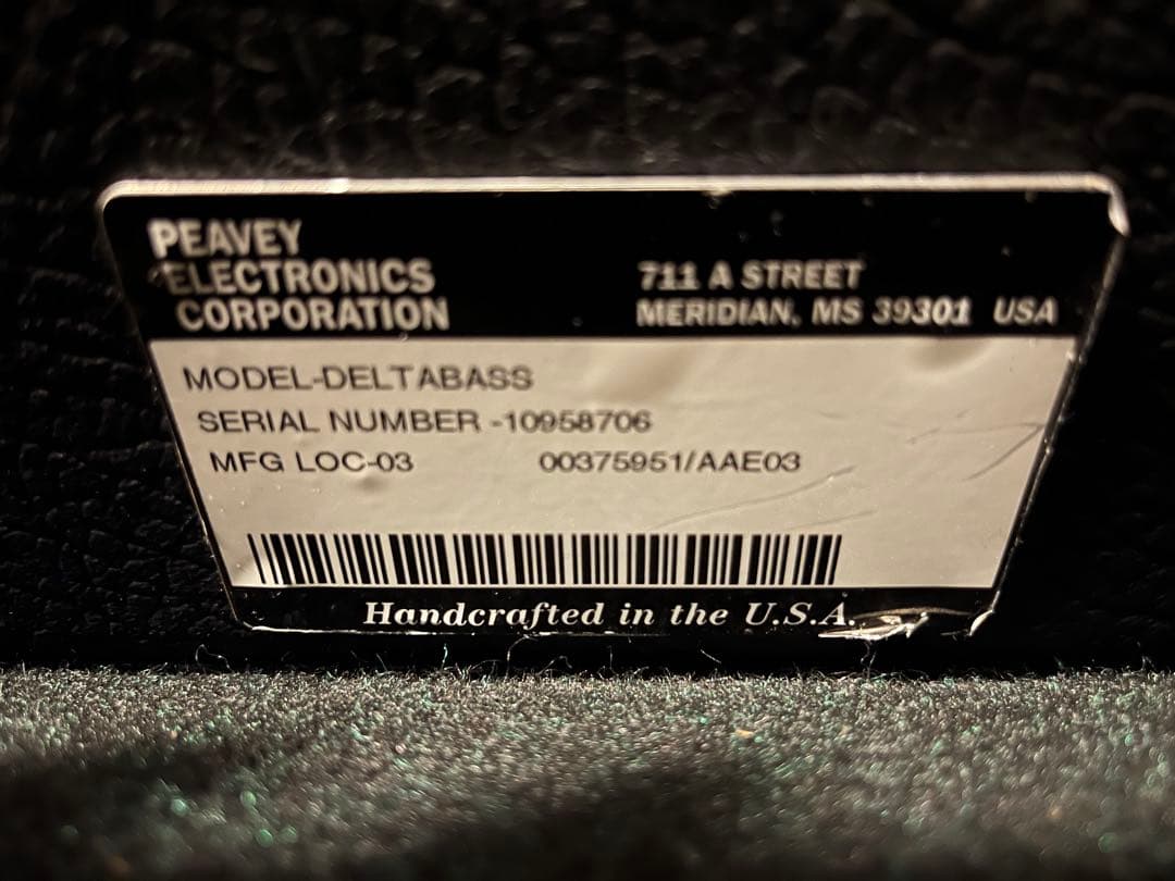 PEAVEY DELTABASS ベースアンプ　160W USA製