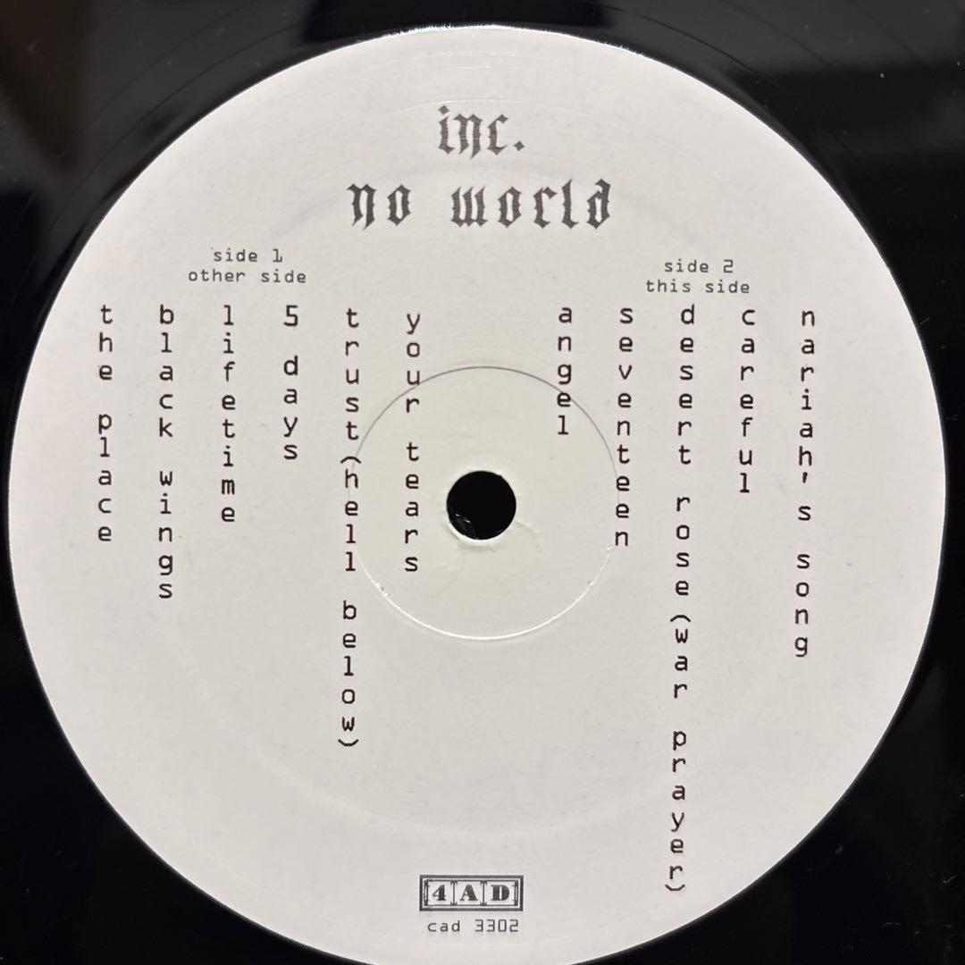 オリジナル盤 Inc. No World レコード LP インク ノー・ワールド