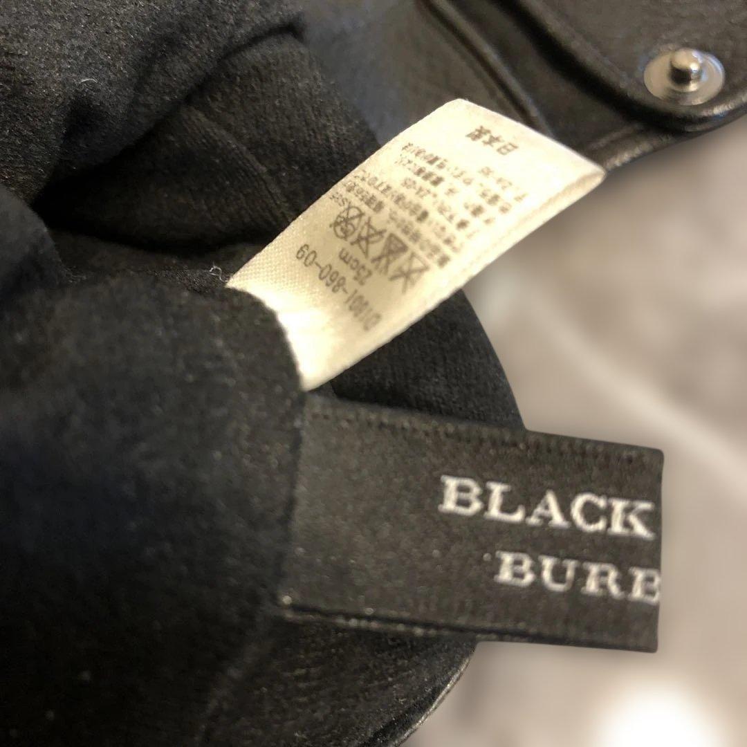 ￼￼￼BURBERRY BLACK ￼￼LABEL ラムレザー手袋 ２５センチ
