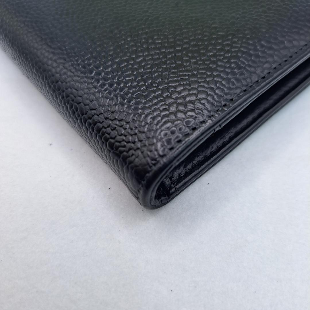 CHANEL　デカココ　ブラック　がま口　二つ折り財布　財布