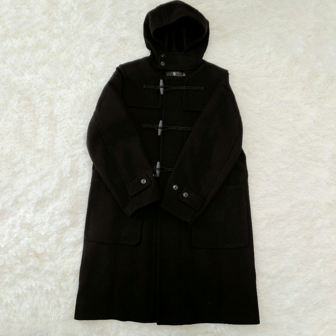 UNIQLO ＋J ダッフルコート ブラック S ウール ジルサンダー
