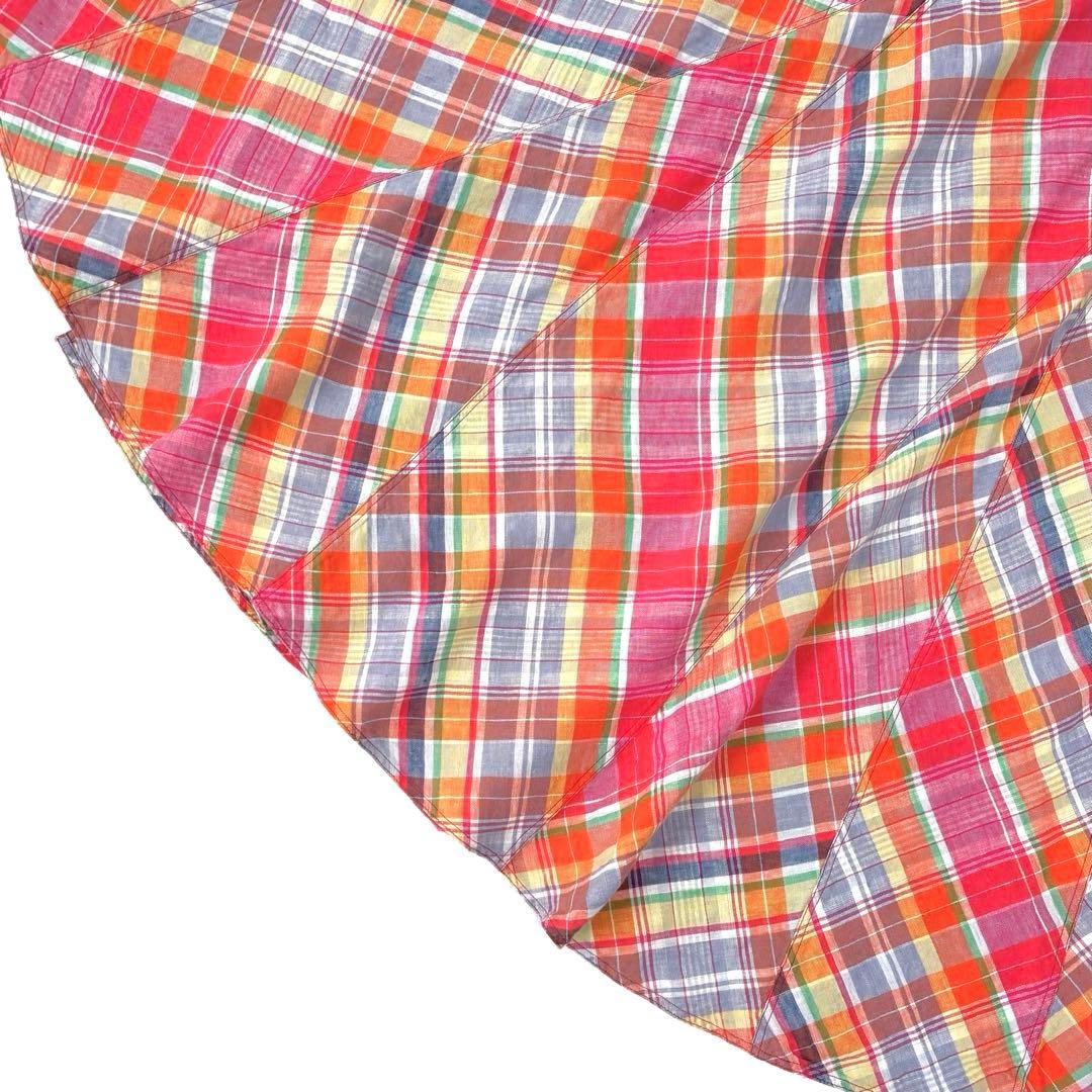 Polo by Ralph Lauren チェックリネンラップスカート 24ss