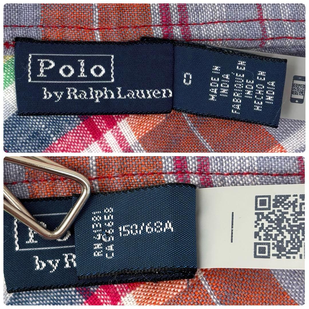 Polo by Ralph Lauren チェックリネンラップスカート 24ss