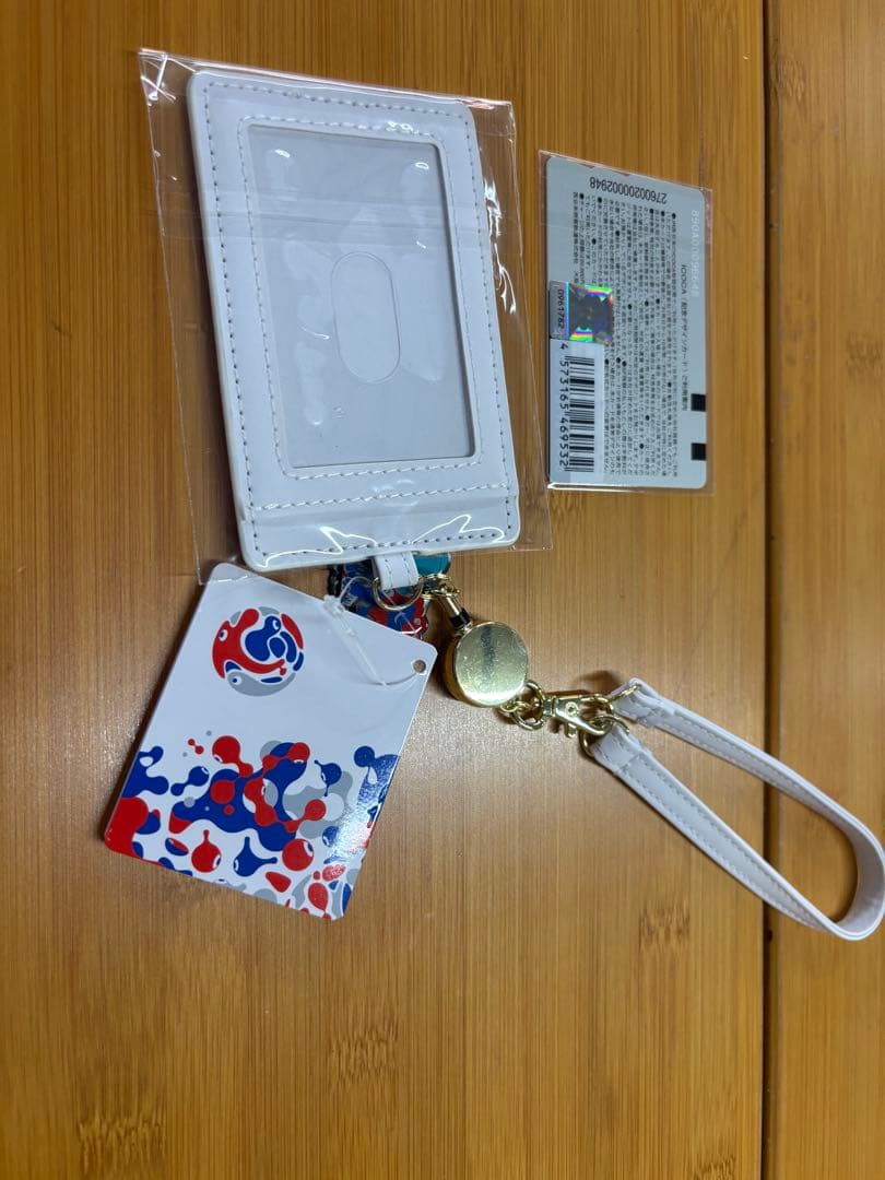 関西万博会場内限定ICOCA、合皮パスケースストラップ付き減額無し