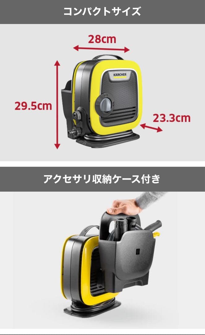 KARCHER 高圧洗浄機 K Mini 1.600-050.0