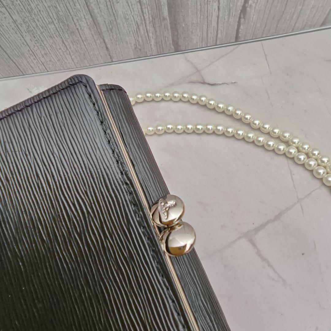 美品　Vivienne Westwood 三つ折り財布 がま口 ブラック