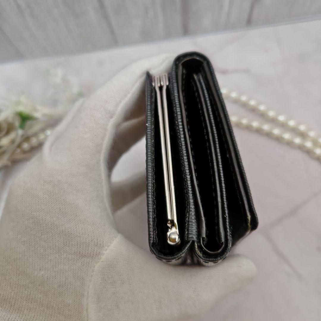 美品　Vivienne Westwood 三つ折り財布 がま口 ブラック