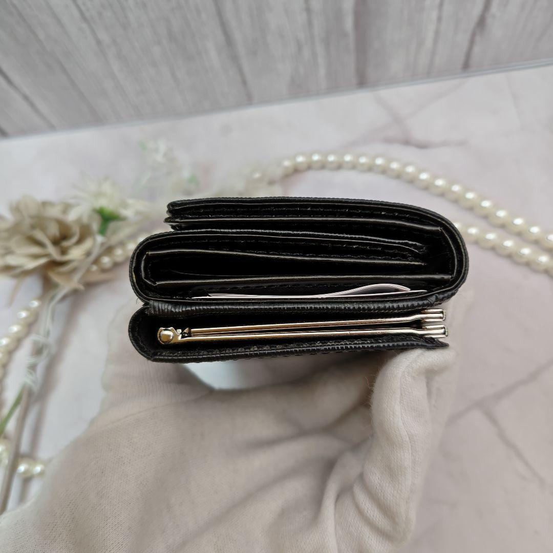美品　Vivienne Westwood 三つ折り財布 がま口 ブラック