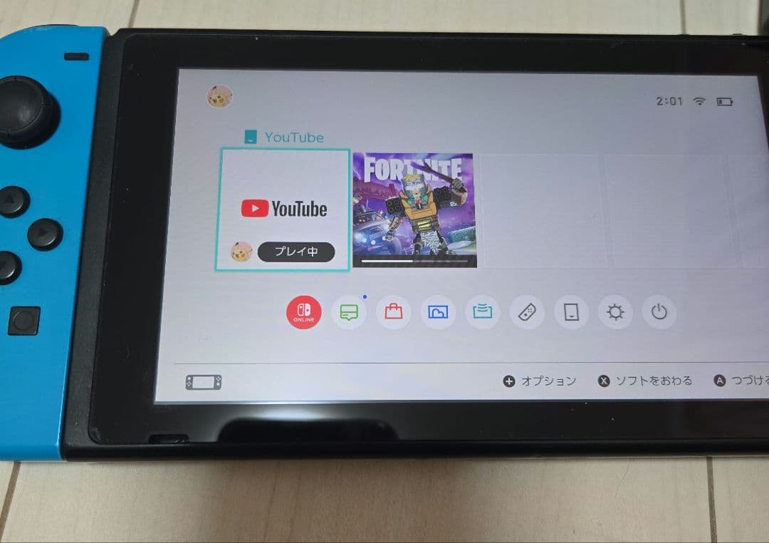 ジャンク品　Nintendo Switch ネオンブルー/ネオンレッド 本体