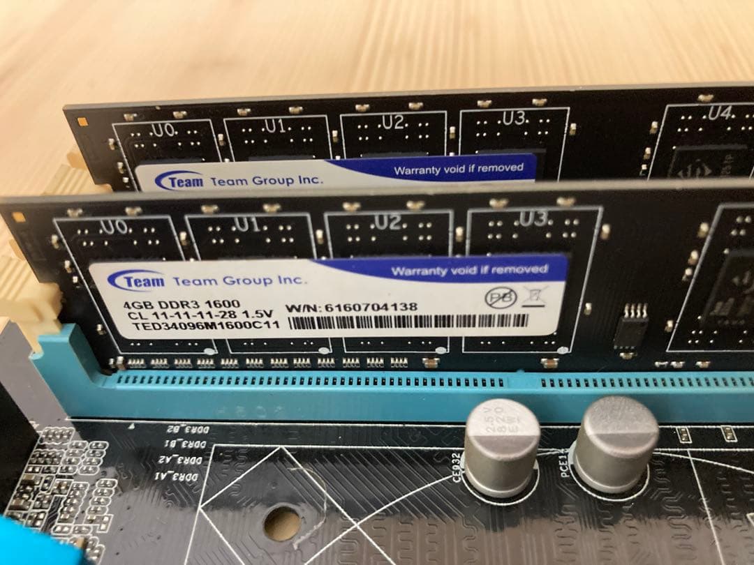 i7 4790 メモリ8GB CPU マザボセット　メモリ付き