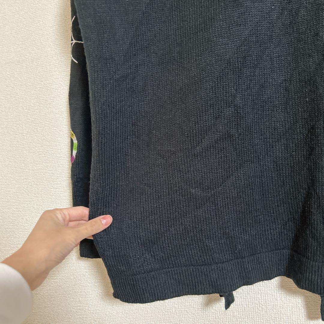希少【映画】BEETLEJUICE ビートルジュース 刺繍ロングカーディガン