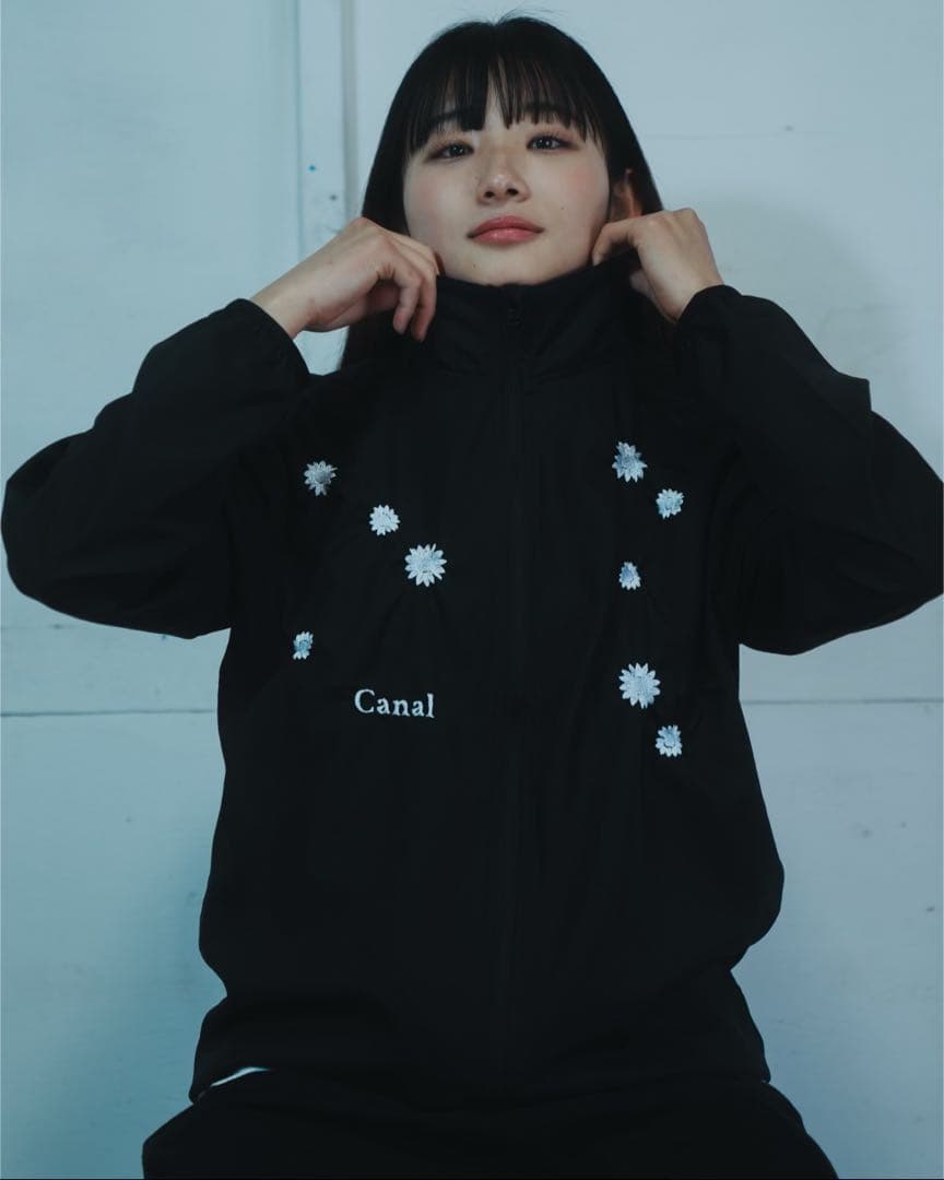 j爺様　花刺繍のライトジャケット S