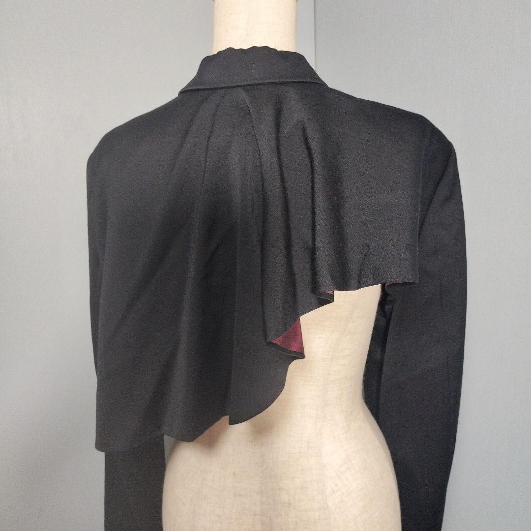 美品コムデギャルソン◆tricotCOMMEdes GARCONS◆黒ジャケット