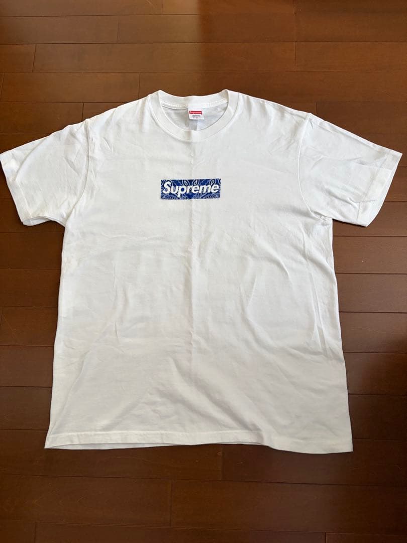 【希少】Supreme Bandana Box Logo Tee M size