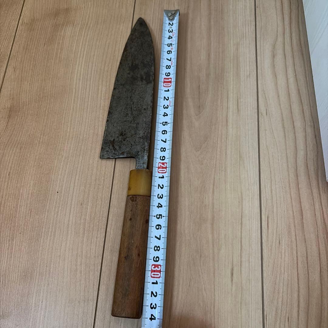 正本総本店出刃包丁 全長34cm 刃渡20cm厚さ80mm